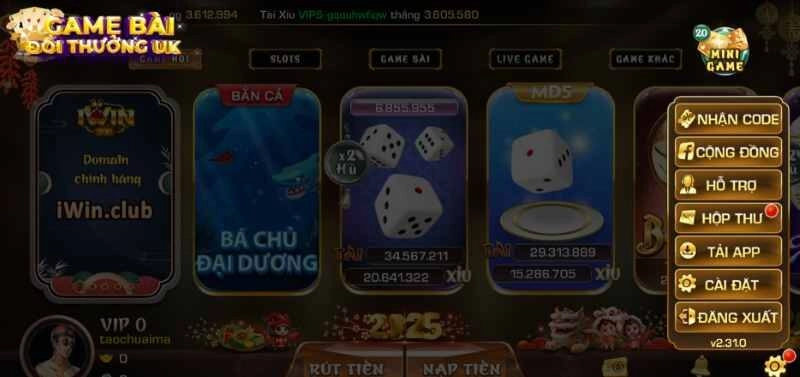 Cổng game iWin 